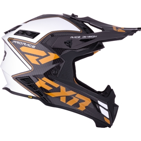 קסדת אפ אקס אר הליום קרבון לבן - FXR HELIUM CARBON 22.06