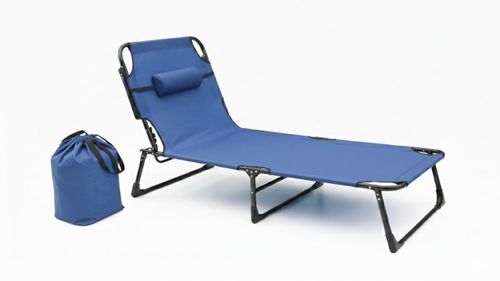 מיטת קמפינג ושיזוף מתקפלת 