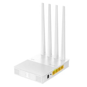 נתב אלחוטי hoco HI31 2.4G / 5G Dual-band 4 אנטנות WiFi 5, תקע: תקע האיחוד האירופי (לבן)