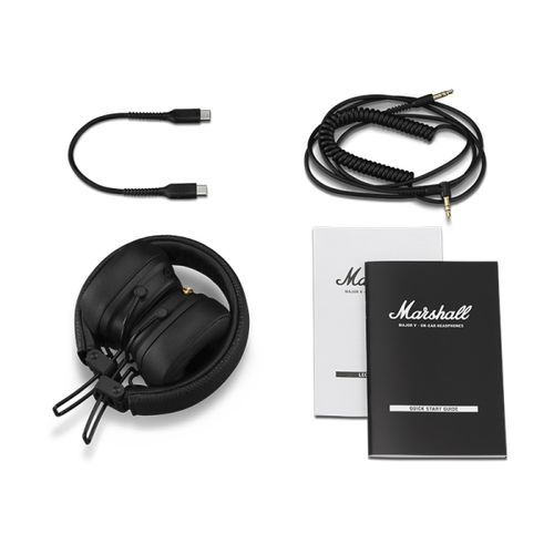 אוזניות Marshall Major V Bluetooth - צבע שחור 