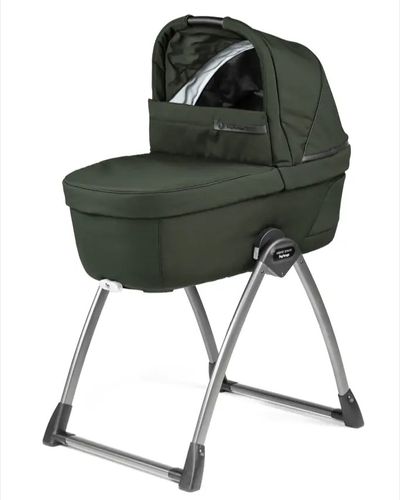 עגלת תינוק ולוצ'ה Veloce עם מנגנון נסיעה חלק, אמבטיה מרווחת ומשודרגת עם מעמד - צבע Blue Shine
