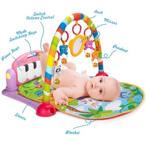 משטח פעילות לתינוק עם פסנתר 