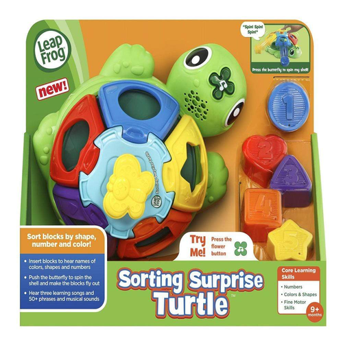 צב הפתעות התאם צורה Sorting Surprise Turtle מנגן ומאיר  3