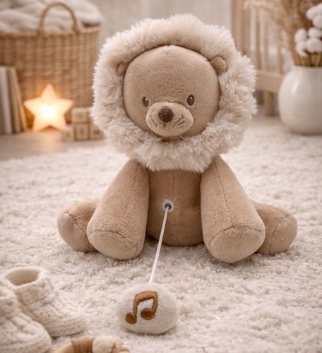 בובת אריה עם תיבת נגינה 21 ס