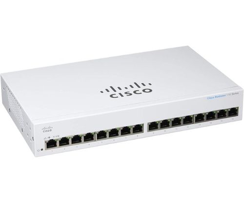 סוויץ' לא מנוהל CISCO CBS110-16T-D 1GB 16 PORT