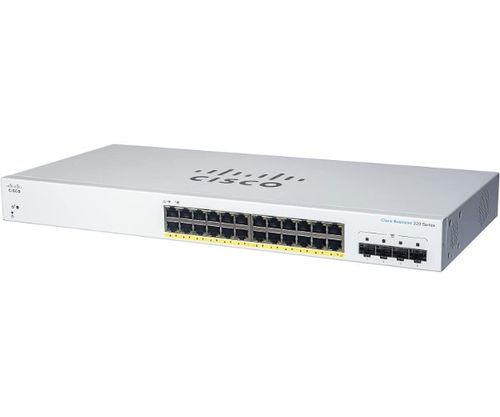 מתג מנוהל Cisco CB220 24P Port 1GB+4XSFP