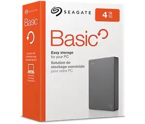 דיסק קשיח חיצוני נייד Seagate Basic Portable Drive 4TB