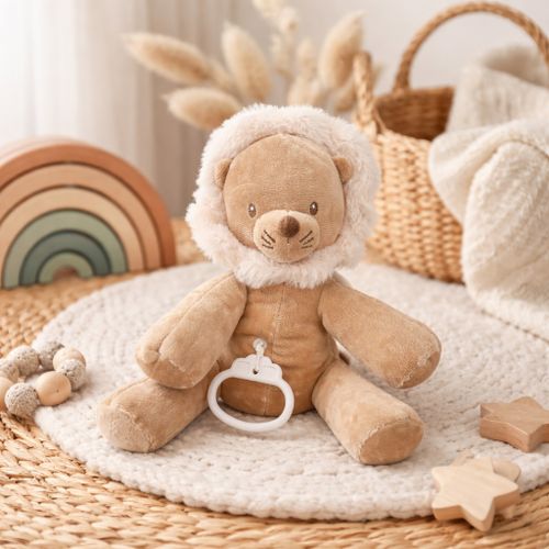 בובת אריה עם תיבת נגינה 28 ס