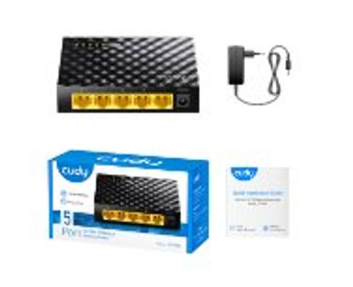 מתג לא מנוהל Cudy GS105D 5 PORT Gigabit Switch