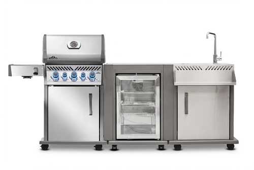 ROGUE MODULAR KITCHEN – NAPOLEON דגם רוג 425 PRO S + יחידות כיור + יחידת מקרר 