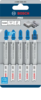 סט 5 להבים למסור אנכי למתכת T123XF מבית BOSCH