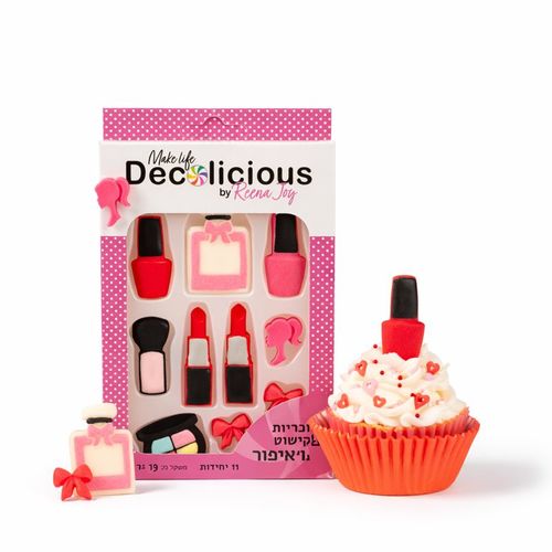 קישוטים אכילים כלי איפור Decolicious