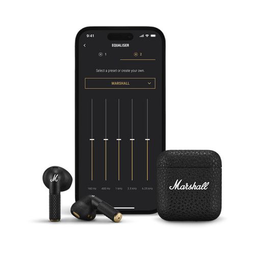 אוזניות Marshall Minor IV True Wireless - צבע שחור