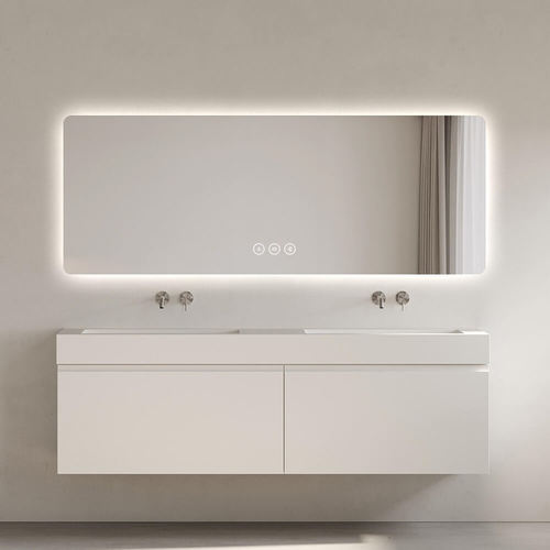 מראה לאמבטיה עם תאורת LED ומפיג אדים 120/45 ס