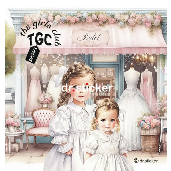 גליל מדבקות ד"ר סטיקר - מועדון הילדות - חנות בגדי כלות