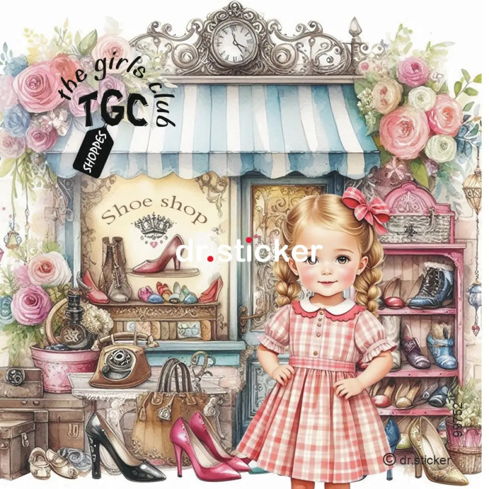 גליל מדבקות ד"ר סטיקר - מועדון הילדות - חנות נעליים