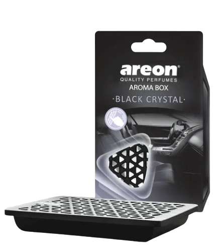 ‏קופסת ריח בניחוח Areon Black Crystal