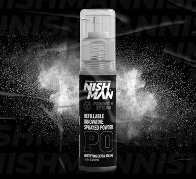 אבקת נפח לעיצוב לשיער Nishman P0 איכותית