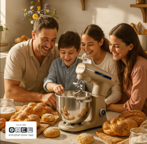 מיקסר מקצועי 1800W עם קערה 7 ליטר Burman B6230 
