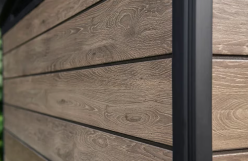 מחסן גינה דקו 11x7 - דמוי עץ (Ashwood)
