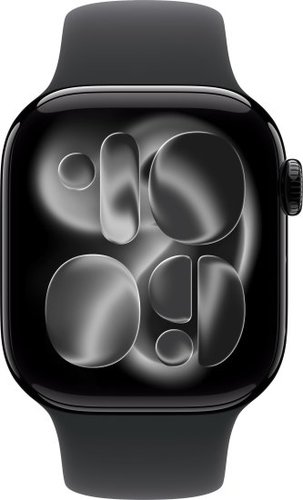 שעון חכם Apple Watch 42mm Series 11 GPS צבע שעון Jet Black Aluminium צבע רצועה Black Sport Band 
