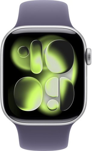 שעון חכם Apple Watch 42mm Series 11 GPS + Cellular צבע שעון Silver Aluminium צבע רצועה Purple Fog Sport Band 