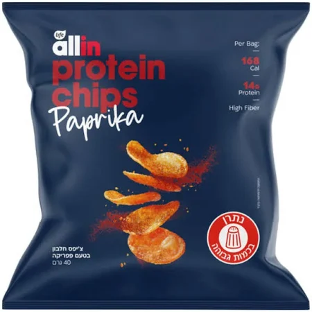 צ׳יפס חלבון אולאין – Protein Chips Allin