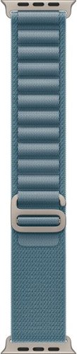 שעון חכם Apple Watch 49mm Ultra 3 GPS + Cellular צבע שעון Natural Titanium צבע רצועה Light Blue Alpine Loop גודל רצועה Large