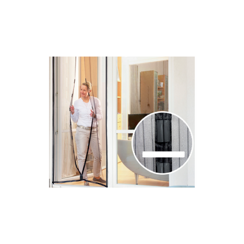 ערכת רשת נגד יתושים מתמגנטת DIY לדלת 220*60 ס
