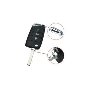 בית שלט קופץ 3 כפתורים VW MQB גלם רחב VW-B51F3