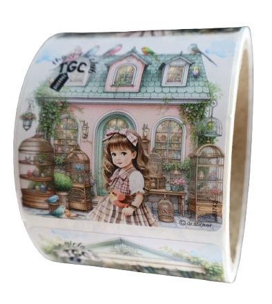 גליל מדבקות ד"ר סטיקר - מועדון הילדות - חנות בעלי חיים