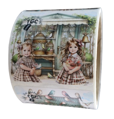 גליל מדבקות ד