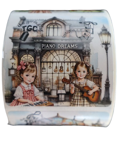 גליל מדבקות ד