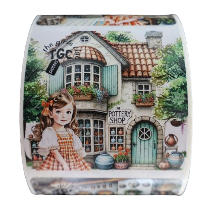 גליל מדבקות ד