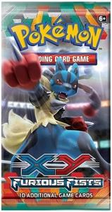 קלפי פוקימון חבילת בוסטר פיוריוס פיסט Furious Fists Booster Pack - XY - Furious Fists (FFI)