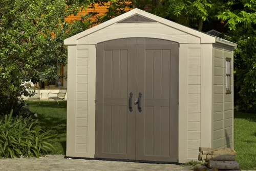מחסן גינה פקטור 8x6 - חום
