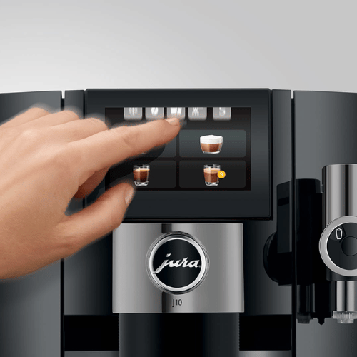 מכונת קפה יורה JURA J10 שחורה + 6 ק