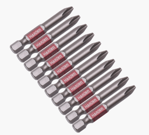 סט 10 ביטים למברג Philips PH3 באורך 50 מ