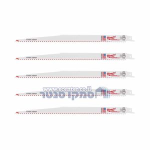 מארז 5 להבים למשור חרב Milwaukee 48475037 אורך 300 מ