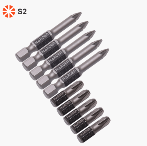 סט 10 ביטים למברג Pozi PZ1 באורך 50 מ
