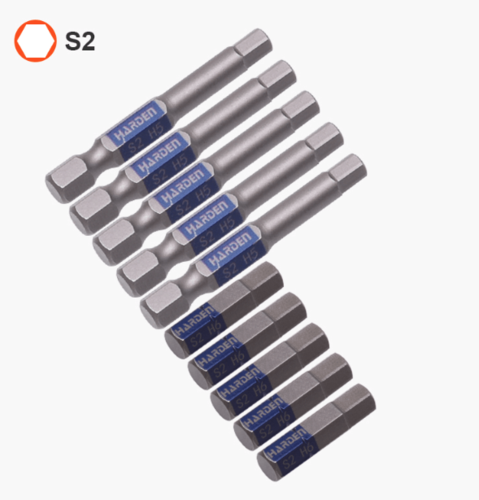 סט 10 ביטים למברג Hex H3 באורך 50 מ