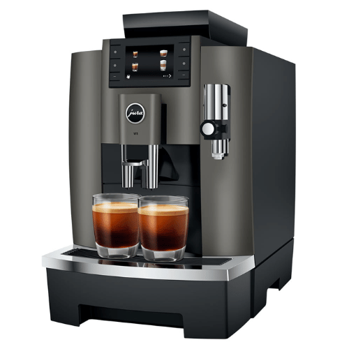 מכונת קפה יורה JURA W8 Dark Inox נירוסטה כהה + 6 ק"ג קפה במתנה!