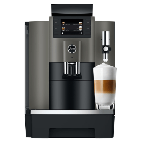 מכונת קפה יורה JURA W8 Dark Inox נירוסטה כהה + 6 ק