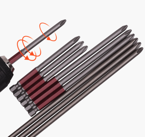 סט 10 ביטים למברג Philips PH2 באורך 100 מ
