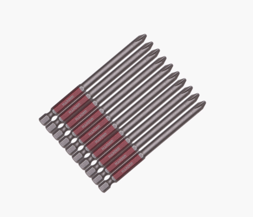 סט 10 ביטים למברג Philips PH2 באורך 100 מ