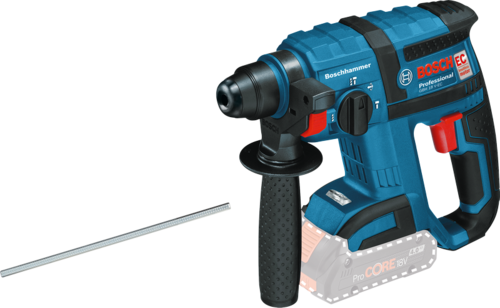 פטישון נטען עם מנוע ללא פחמים Bosch GBH 18V-18 - גוף בלבד 