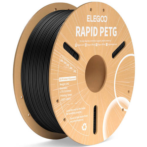 פילמנט PETG שחור להדפסה מהירה 1 ק