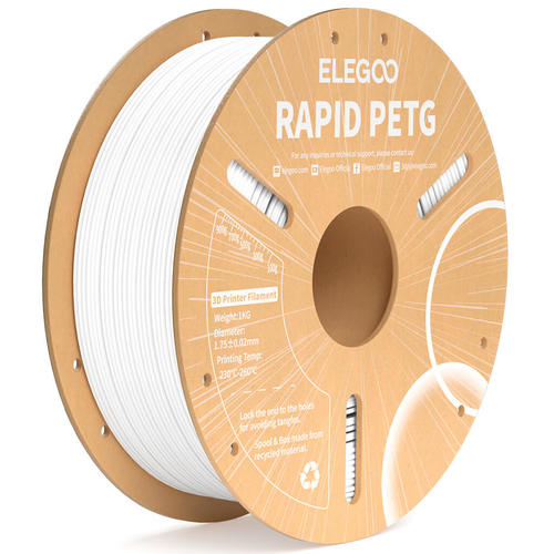 פילמנט PETG לבן להדפסה מהירה 1 ק