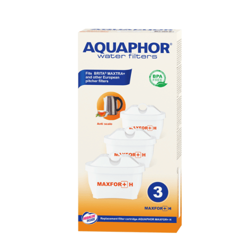 3 יחידות סננים להחלפה - Aquaphor Maxfor+H