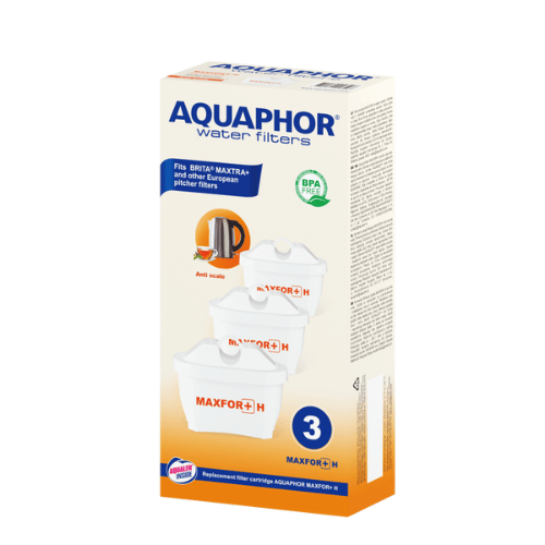 3 יחידות סננים להחלפה - Aquaphor Maxfor+H